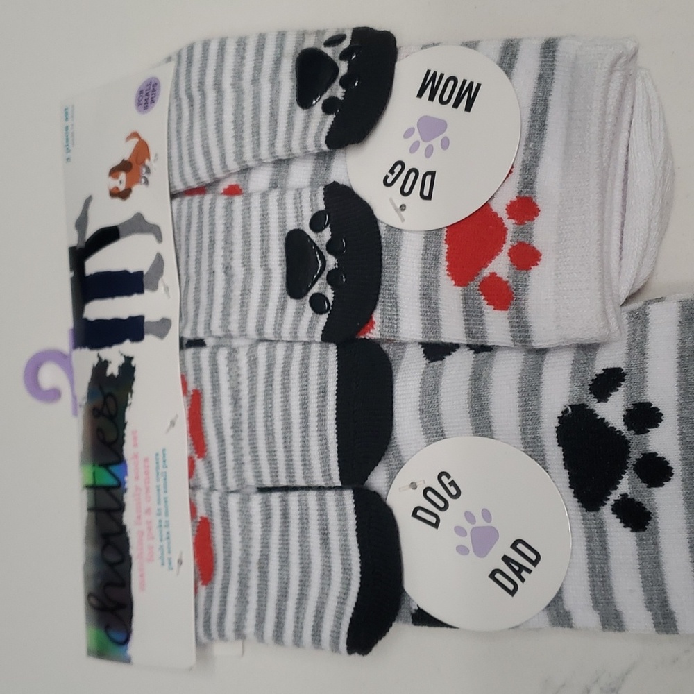 Chatties Dog Mom, Dog Dad, and Dog Sock Set